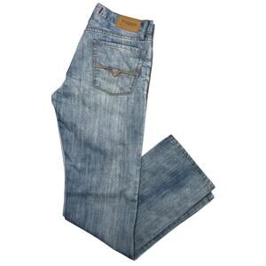 Vintage GUESS Men’s Slim Straight Del Mar Fit Light Washed Denim Jeans - 31X32